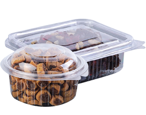 PET Round & Rectangular Hinged Boxes