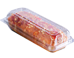 PET Rectangular Bakery Products